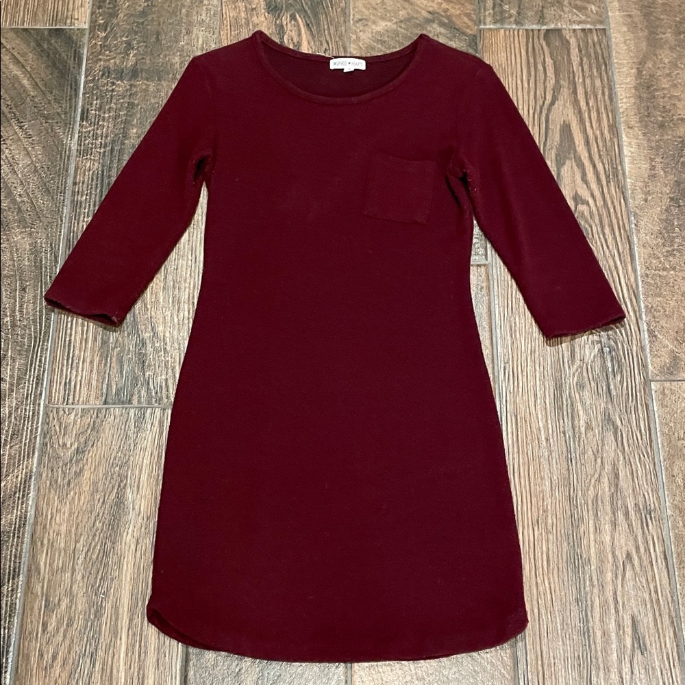 Burgundy Dress